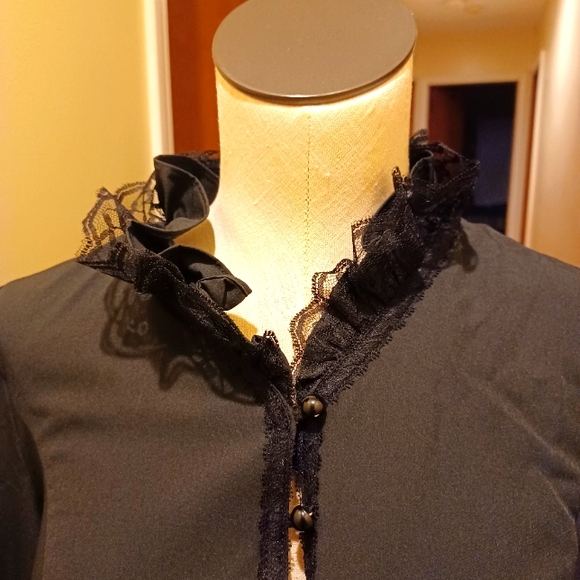 2pc Scarlett Darkness Black Ruffle Custom, Long Flowy  Sz M - Picture 11 of 14